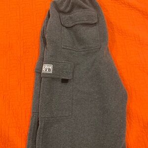 Grey Cargo Joggers